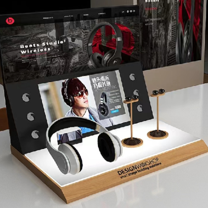 Electronics display racks