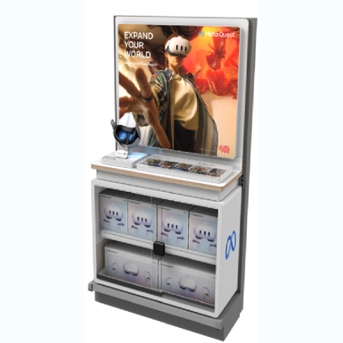 Electronics display racks