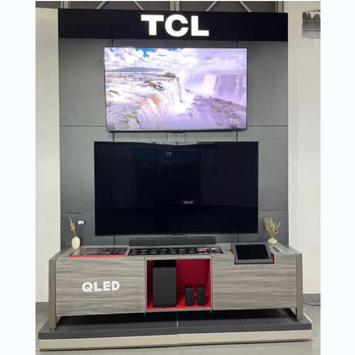 Electronics display racks