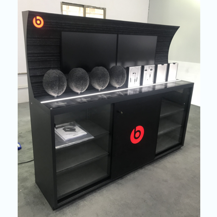 Electronics display racks