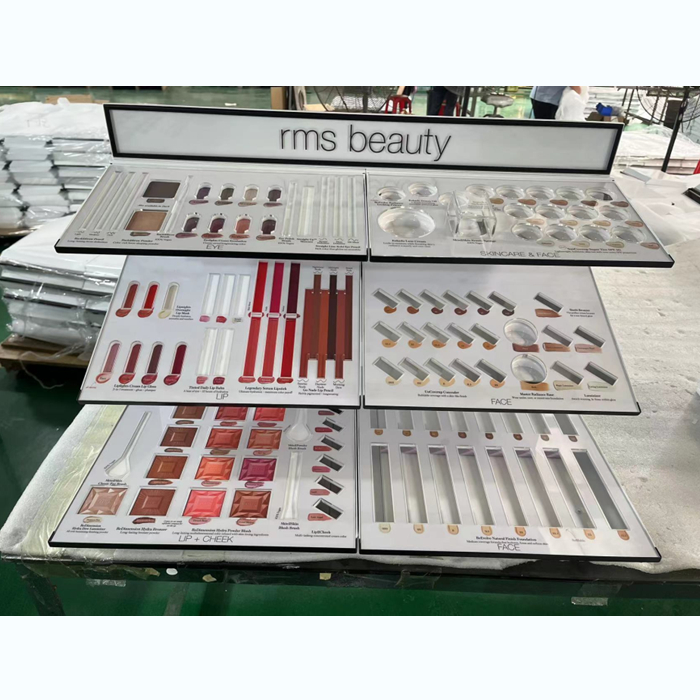 Cosmetics display racks