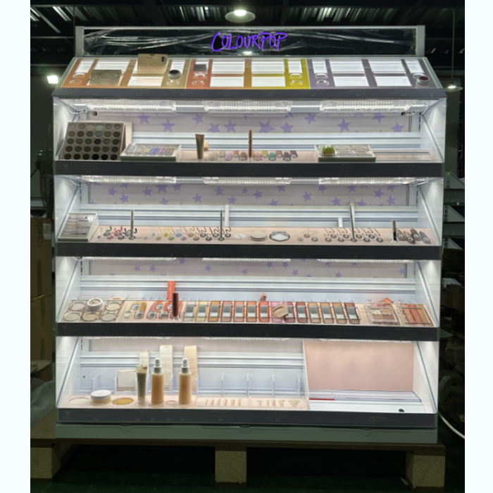 Cosmetics display racks