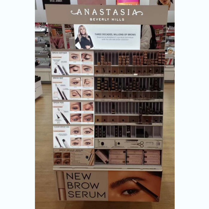 Cosmetics display racks